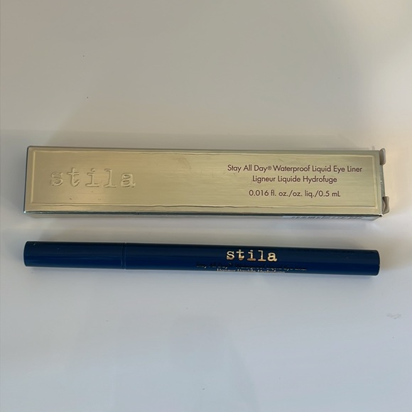 Stila stay all day Waterproof liquid eye liner Indigo Blue New - Picture 1 of 4